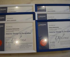 Британська вища школа дизайну - диплом від Rhodec International - Європейська Школа Дизайну 10